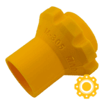 Magnetic dust hose adapter for Makita biscuit joiners and drywall jigsaws, enhances dust collection.