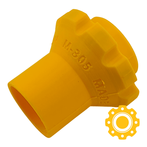 Magnetic dust hose adapter for Makita biscuit joiners and drywall jigsaws, enhances dust collection.