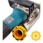Magnetic dust hose adapter for Makita biscuit joiners and drywall jigsaws, ensuring efficient dust c.