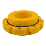 Magnetic dust extractor adapter for 2-1/2" and 1-1/4" vacuum hoses.