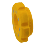 Magnetic dust extractor size-down adapter for 2-1/2" and 1-1/4" vacuum hoses.