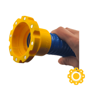 Magnetic Quick Connect Adapter For Rockler Dust Right Blue Vacuum Hose — Female