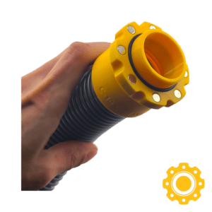 1-3/8" / 35mm Magnetic Quick Connect Adapter For Cen-Tec Vacuum Hose — Male