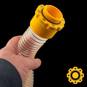 1.5" Magnetic Shop Vac Hose Quick Connect Adapter — Male
