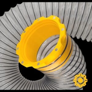 4" FEMALE Magnetic Dust Collection Hose Quick Connect Adapter