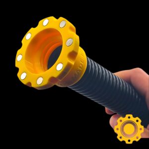 1" / 25mm Magnetic Quick Connect Adapter For Powertec Sanding Hose — Female