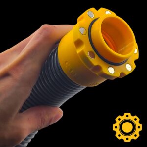 1-3/8" / 35mm Magnetic Cen-Tec Vacuum Hose Quick Connect Adapter — Male