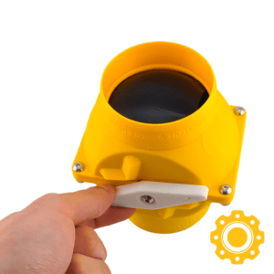 2.5-inch Ball Valve Clear PVC-Clear PVC