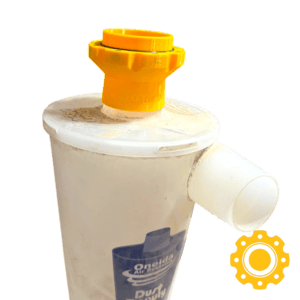 Dust Deputy Bucket Top Exhaust Port Adapter - Male