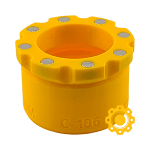 1.5" / 38mm Magnetic Cen-Tec Vacuum Hose Quick Connect Adapter — Female